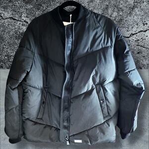 •NWT• Sixth June Paris Puffer Zip-up Jacket in Black • Men’s Medium